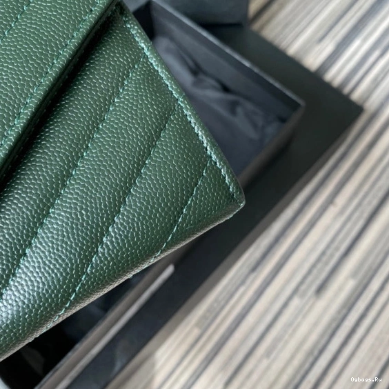 YSL FLAP MONOGRAM LARGE WALLET 0811